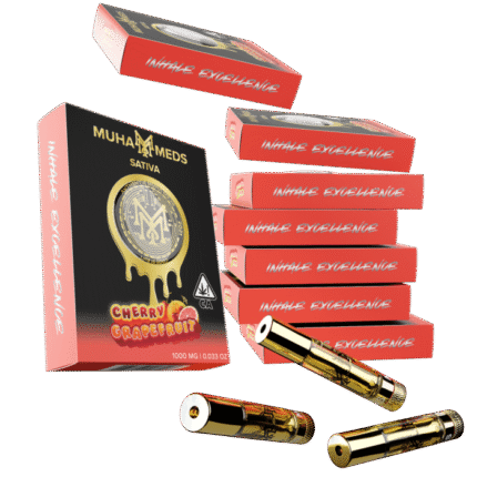 Cherry Grapefruit Muha Meds Cart 1000MG | Sativa