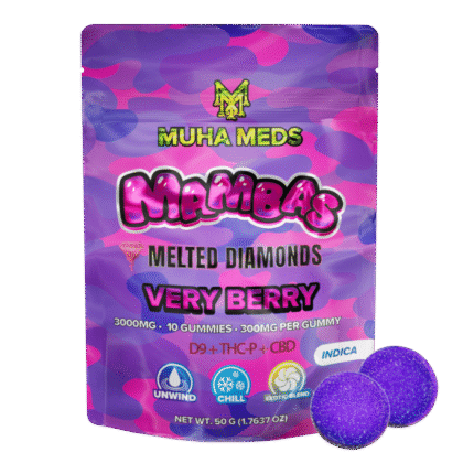 Muha Meds Very Berry Gummies | 3000 MG – Indica