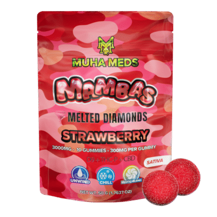 Muha Meds Strawberry Gummies | 3000 MG – Sativa