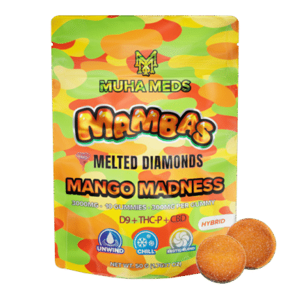 Muha Meds Mango Madness Gummies | 3000 MG – Hybrid