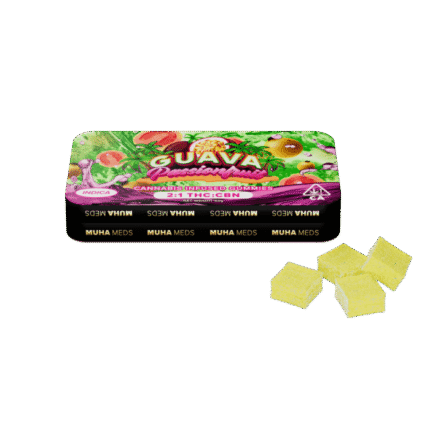 Muha Meds Guava Passionfruit Gummies | Indica