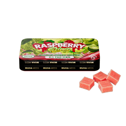 Muha Meds Raspberry Lime Gummies | Sativa