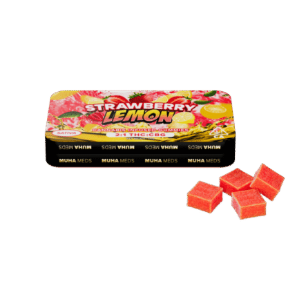 Muha Meds Strawberry Lemon Gummies | Sativa
