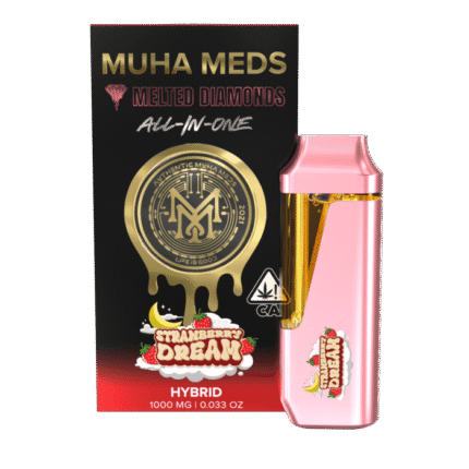 Strawberry Dream Muha Meds Disposable Melted Diamonds | Hybrid