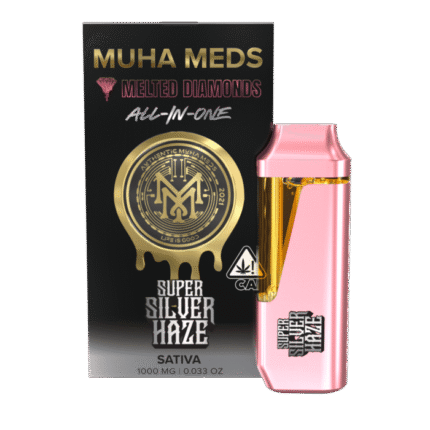 Super Silver Haze Muha Meds Disposable Melted Diamonds | Sativa
